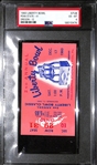 1960 Liberty Bowl Ticket Stub - Penn State 41; Oregon 12 - Graded PSA 6