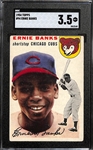 1954 Topps Ernie Banks Rookie Card #94 Graded SGC 3.5