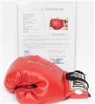 Muhammad Ali Signed Everlast Boxing Glove (Autographed in Bold Silver Sharpie) - JSA Full Letter of Authenticity