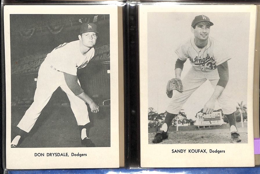 Lot of (60) Late 1950s-Early 1960s Jay Publishing Yankees & Dodgers 5x7 Black & White Photos
