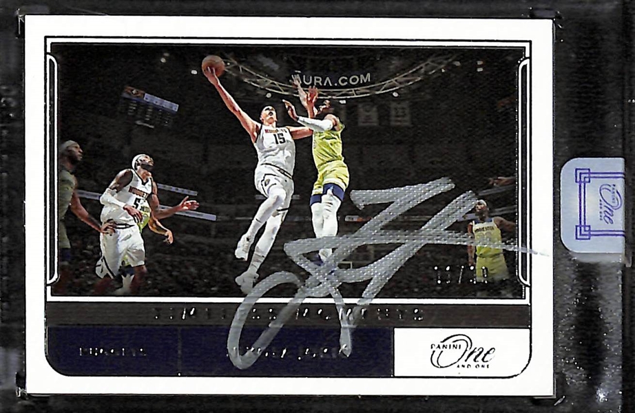 2021-22 Panini One and One Basketball Timeless Moments Nikola Jokic Autographed #d 1/99