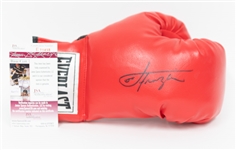 Joe Frazier Signed Everlast Boxing Glove (Autographed in Black Sharpie) - JSA COA
