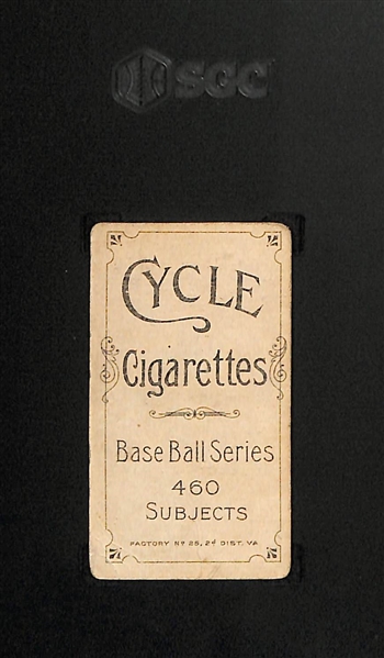 1911 RARE Cycle Back T206 Hooks Wiltse - Pitching (Only Graded Example in Existence of Cycle Back) Graded SGC 3