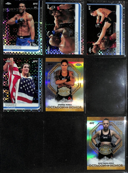 Lot of (450+) 2010-2019 Topps UFC Cards w. Many Stars, Refractors, and Inserts
