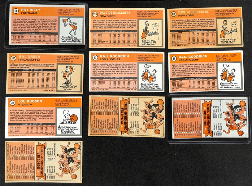 Lot of Approx (150) Assorted 1970-71 Topps Basketball Cards w. Pat Riley Rookie Card