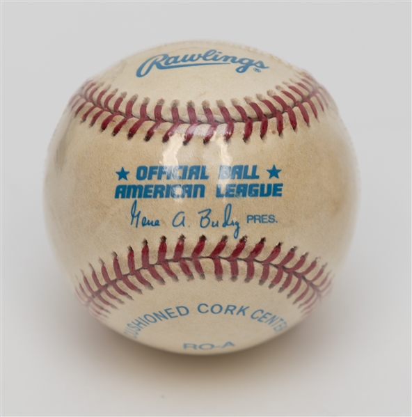 Joe DiMaggio Autographed Baseball w. HOF 55 Inscription and Mike Mussina Autographed Baseball and Rookie Card (JSA Auction Letter)