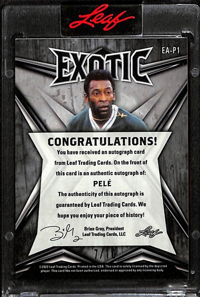 2022 Leaf Exotic Pele Autograph #d 7/10
