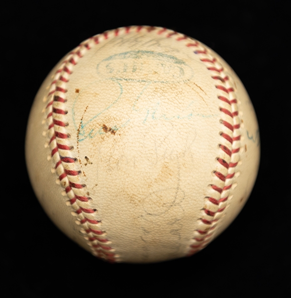 Lot of (3) Autographed Baseballs Circa 1960s w. Carl Hubbell (JSA Auction Letter)