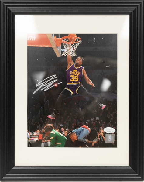 Lot of (2) 8x10 Autographed Basketball Photos w. Donovan Mitchell (JSA) 
