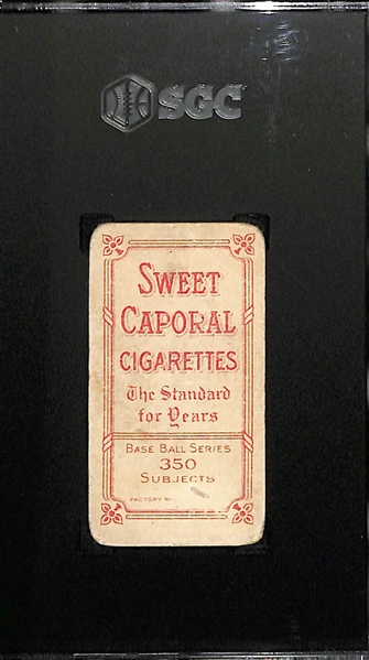 1910 Sweet Caporal T206 Fred Clarke Portrait SGC 1.5