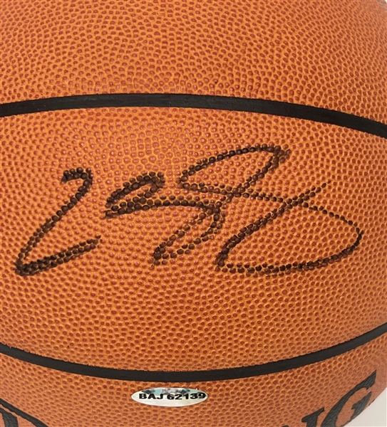 Lebron James Signed Basketball - UDA (Upper Deck Authenticated)