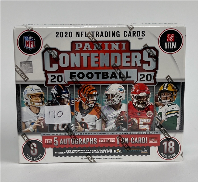 2020 Panini Contenders Football Hobby Box 