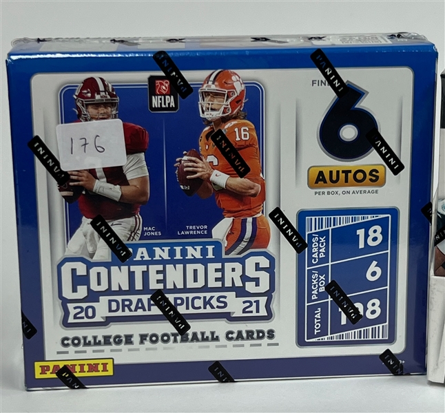 2021 Panini Contenders Draft Picks Football Hobby Box & 2013 Panini Prominence Football Hobby Box 