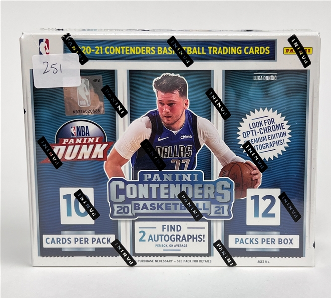 2020-21 Panini Contenders Basketball Hobby Box