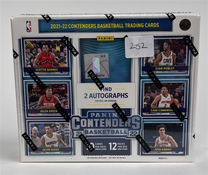 2021-22 Panini Contenders Basketball Hobby Box