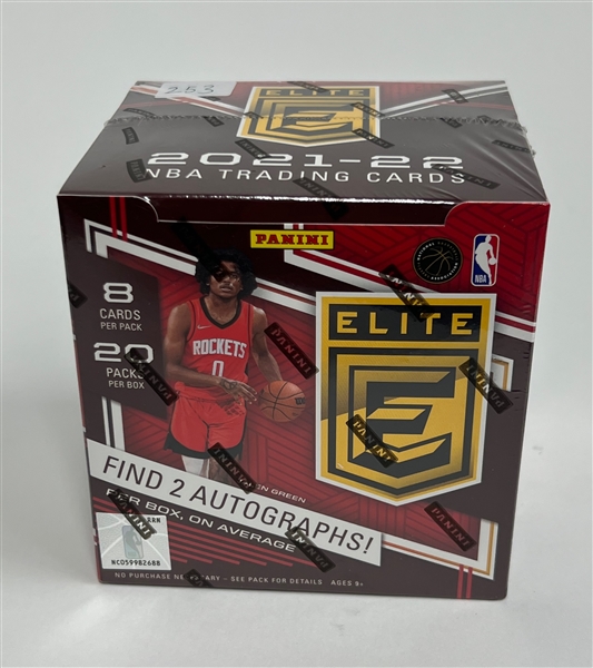 2021-22 Panini Elite Basketball Hobby Box