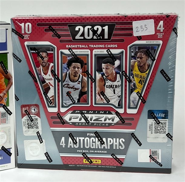 2021 Panini Prizm Draft Picks Basketball Hobby Box, and 2022 Panini Chronicles Draft Picks Basketball Hobby Box