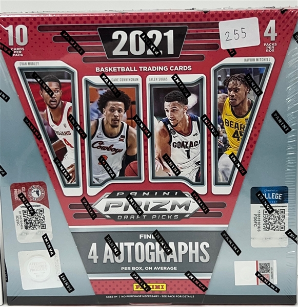 2021 Panini Prizm Draft Picks Basketball Hobby Box, and 2022 Panini Chronicles Draft Picks Basketball Hobby Box