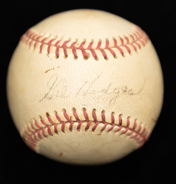 Lot of (2) Vintage Multi-Signed Baseball w. Brooks Robinson, Leo Durocher, Gil Hodges and Others - Autographs Enhanced on One of the Balls (JSA Auction Letter)