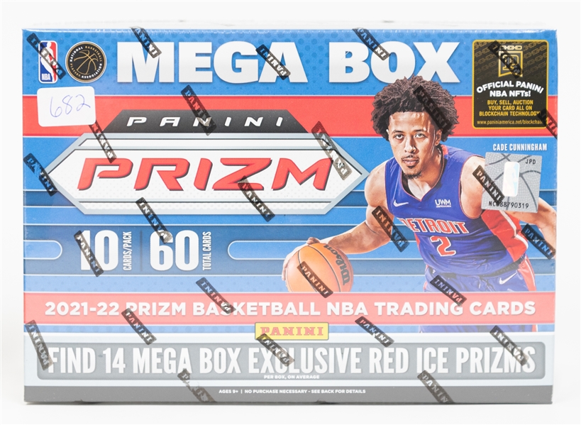2021-22 Panini Prizm Basketball Mega Box - Sealed