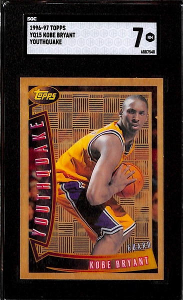 1996-97 Topps Basketball #138 Kobe Bryant Rookie Card