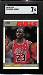 1987-88 Fleer Michael Jordan #59 (2nd Year) Graded SGC 7