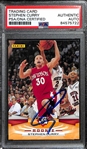 2009-10 Panini Basketball Stephen Curry Signed Rookie Card (PSA DNA Authenticated/Slabbed)