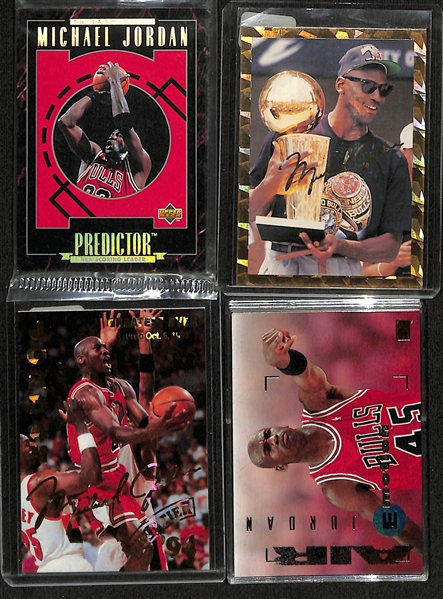 Lot of (25+) Michael Jordan Cards and Inserts w. 1988-89 Fleer, 1995-96 Topps Finest # 229 and More!