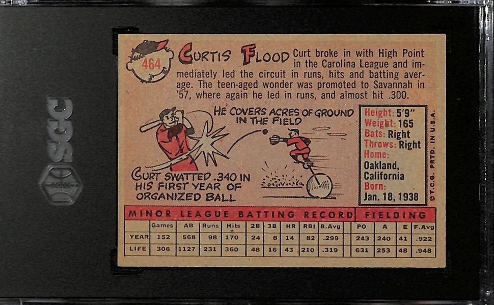 1958 Topps Curt Flood #464 SGC 7.5