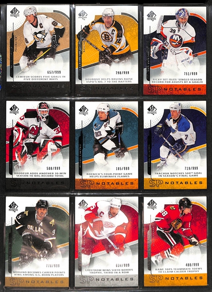 Lot of (155+) 2007-08 and 2008-09 SP Authentic w/ Autographs, Future Watch Rookies, Serial Numbered Cards, +