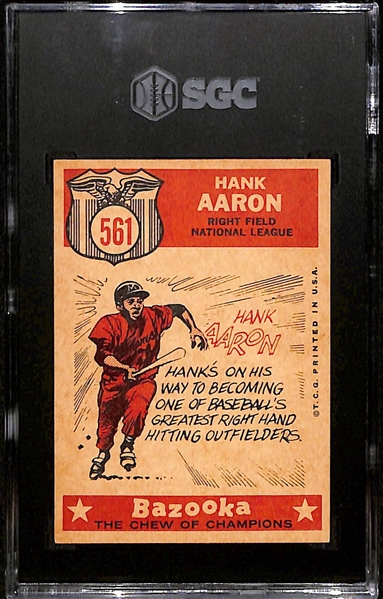 1959 Topps Hank Aaron All-Star #561 Graded SGC 6.5