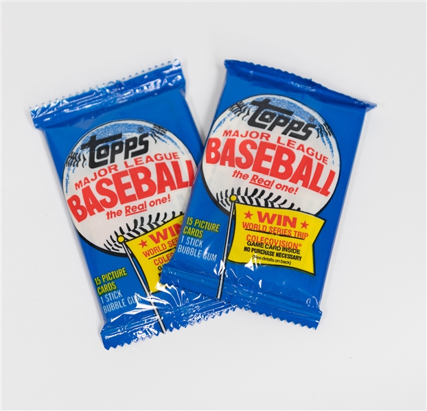 1983 Topps Baseball Michigan Test Packs - 36 Sealed Packs In Original Box