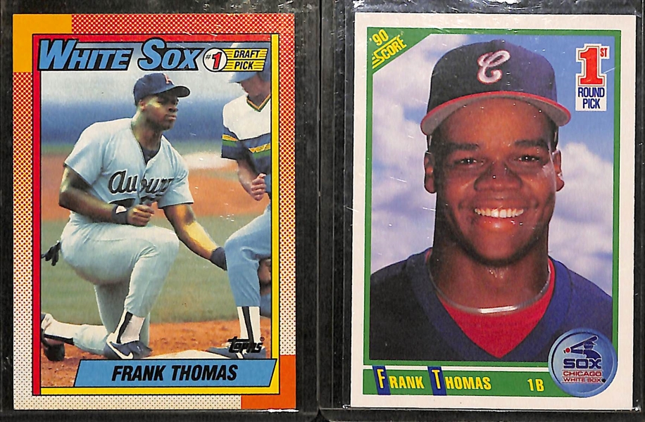 Lot of (30+) Baseball Rookies w. 2020 Prizm Draft Picks Wander Franco Blue, Frank Thomas, Ken Griffey Jr., Fernando Tatis Jr., Cal Ripken Jr. and More