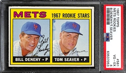 1967 Topps Tom Seaver Rookie Card #581 Graded PSA 4