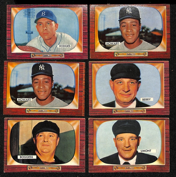 Lot of (100+) 1953-1955 Bowman Baseball Cards w. 1953 Nellie Fox