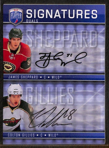 Lot of (5) Hockey Multi Signed Autograph Cards Inc. 2008-09 SP Authentic Mike Modano, Brenden Morrow, and Mike Ribeiro Sign Of The Times Triple Autograph (#/25), 2008-09 The Cup Jari Kurri and Dale...