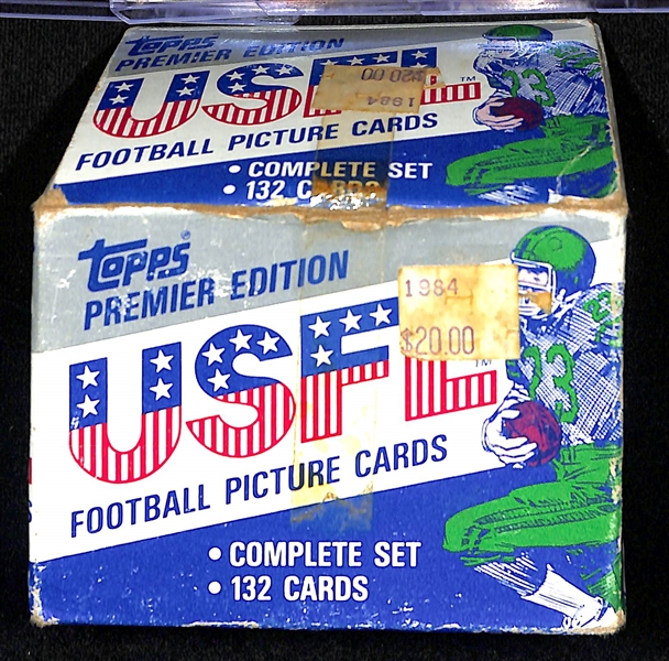 1984 Topps USFL Football Complete Set w. Steve Young & Jim Kelly