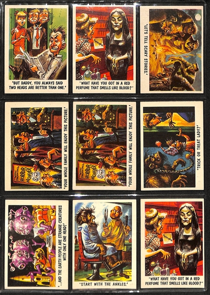 Lot of (36) Different 1959 You'll Die Laughing Cards