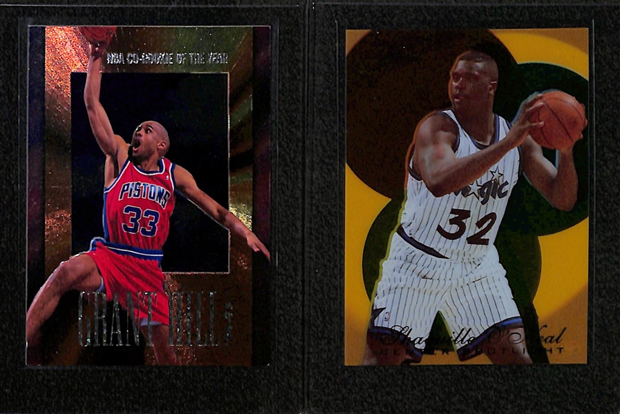 Lot of (25) 1990s Basketball Rare Inserts w. 92-93 Fleer Ultra Scottie Pippen Career Highlights Auto, 1997 EX2000 Net Assets Dennis Rodman Die Cut