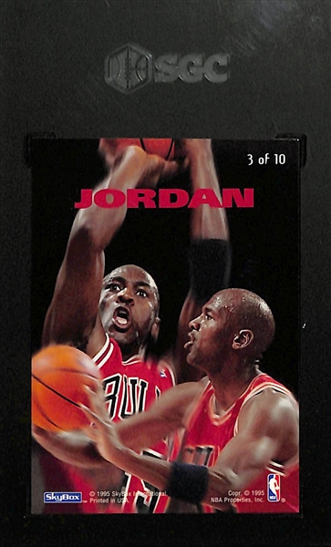 1994-95 Skybox Emotion Michael Jordan N-Tense Insert Card SGC 8.5