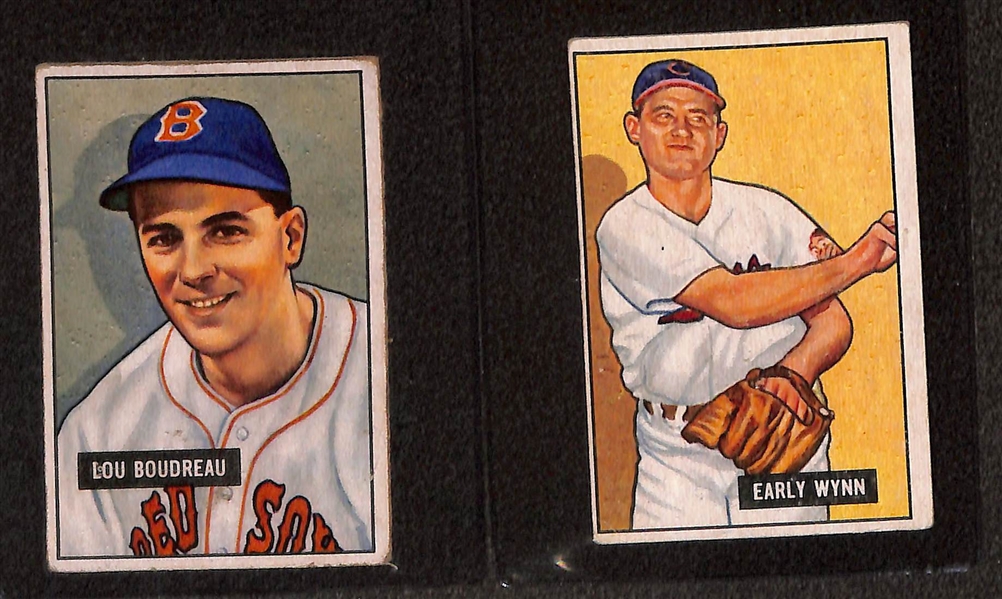 Lot of (125) 1951 Bowman Baseball Cards w. (8) SGC Graded Cards Inc. Gil Hodges SGC 6 & Campanella SGC 2.5