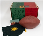 Dan Marino Autographed Football w. Upper Deck Certificate, Original Box and Felt Bag