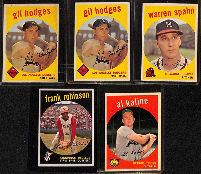 Lot of (26) 1959 Topps Baseball Cards w. Sandy Koufax & Stan Musial