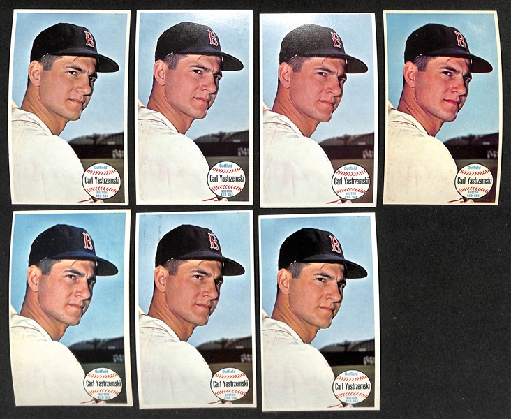 Lot of Assorted (250+) 1964 Topps Giants Cards w. (7) Carl Yastrzemski Cards