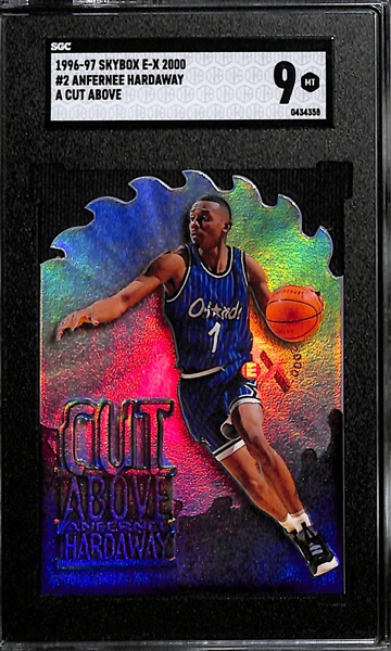 1996-97 Skybox E-X 2000 #2 Anfernee Hardaway A Cut Above Card Graded SGC 9