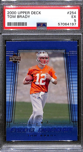 2000 Upper Deck Tom Brady Star Rookie Graded PSA 5