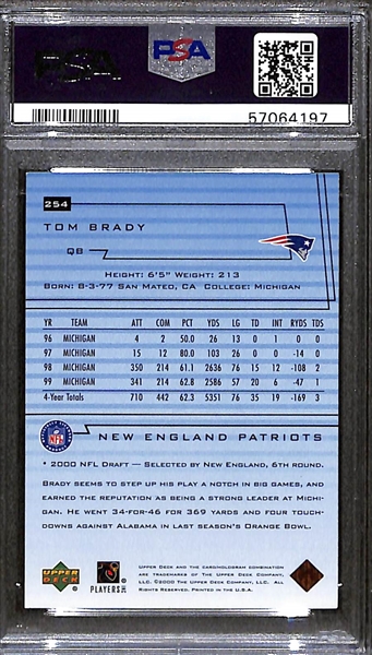 2000 Upper Deck Tom Brady Star Rookie Graded PSA 5