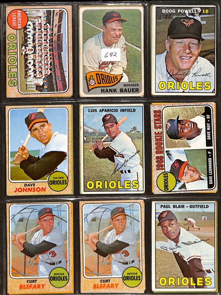 Lot of (350+) 1965-1968 Topps American League Stars & Leader Cards w. 1968 Carl Yastrzemski 