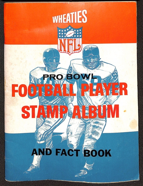 1966, 1967, 1969 Baltimore Orioles Yearbooks & 1964 Wheaties Pro Bowl Football Player Stamp Album (Complete)