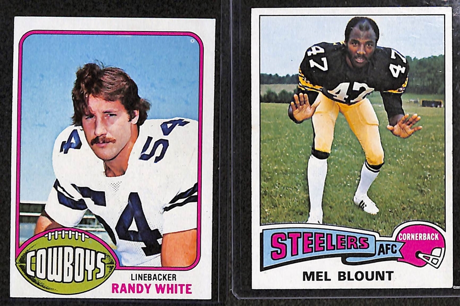 Lot of (31) 1973-2007 Football Linemen (Offense & Defense) Rookie Cards w. 1982 Topps Lawrence Taylor 